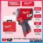 Milwaukee FIWF12-0C / FIWF12-301B / FIWF12-251B M12 Fuel Stubby Impact Wrench 1/2" ( FIWF12 )