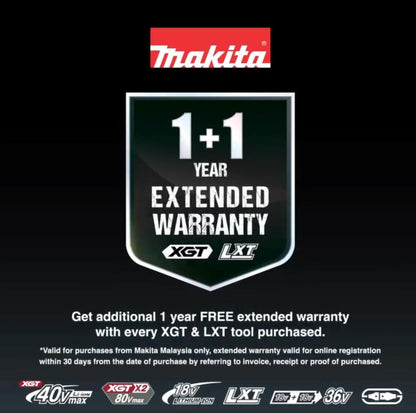 MAKITA TW009GZ 40Vmax Cordless Impact Wrench 25.4MM (1"), Short Anvil