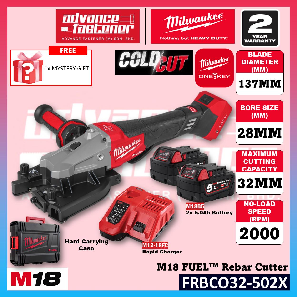 Milwaukee FRBCO32-0X0 M18 FUEL Rebar Cutter ( ONE-KEY ) ( Cold Cut )