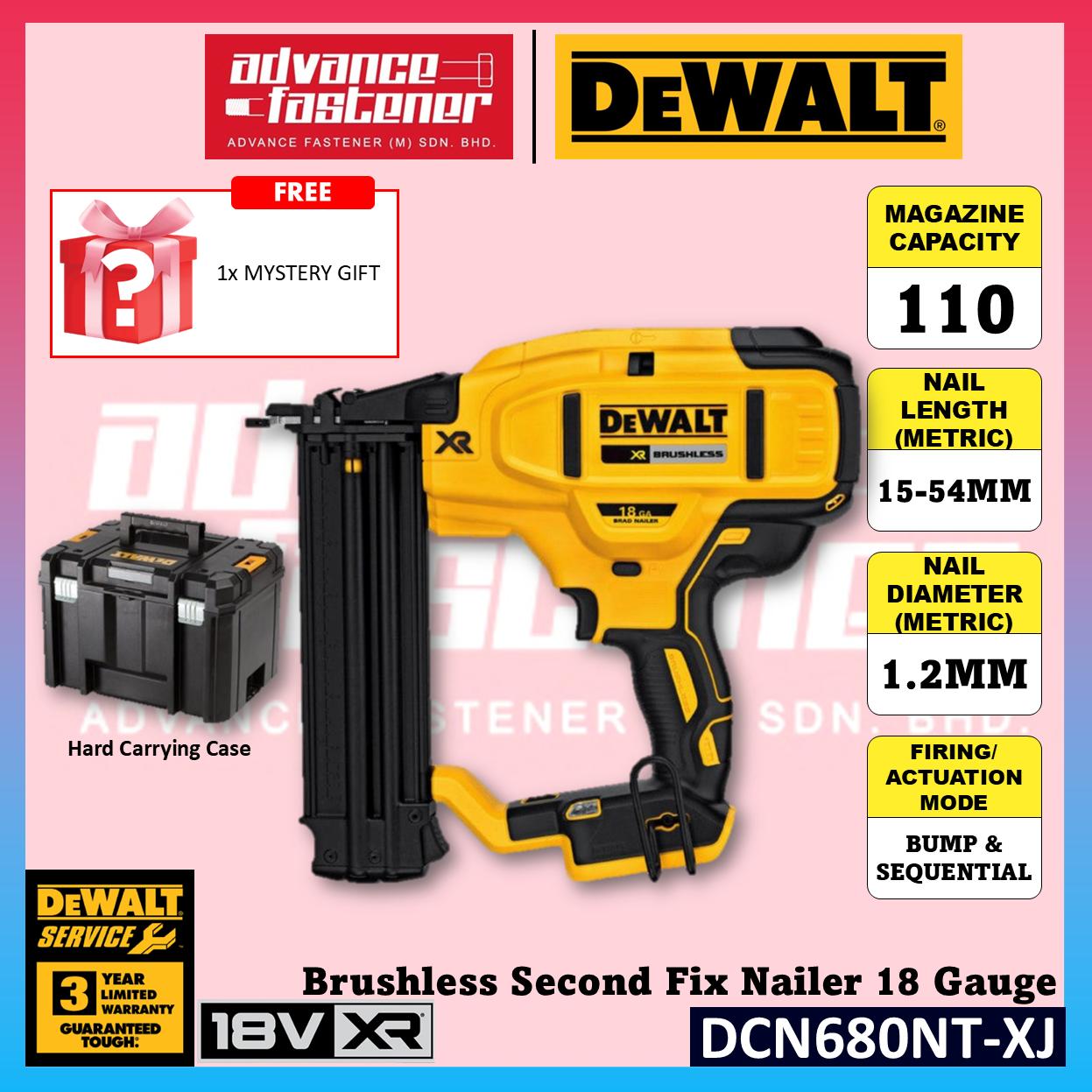 DeWalt DCN680NT-XJ 18V XR Brushless Second Fix Nailer 18 Gauge