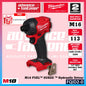 Milwaukee FQID2-502 / FQID2-0 M18 FUEL SURGE Hydraulic Driver Impact Driver 1/4" Hex 113N.m