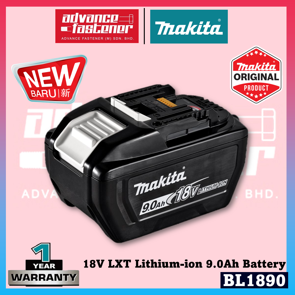 Makita 18V LXT Lithium-Ion Battery & Charger 2.0Ah–12.0Ah Original