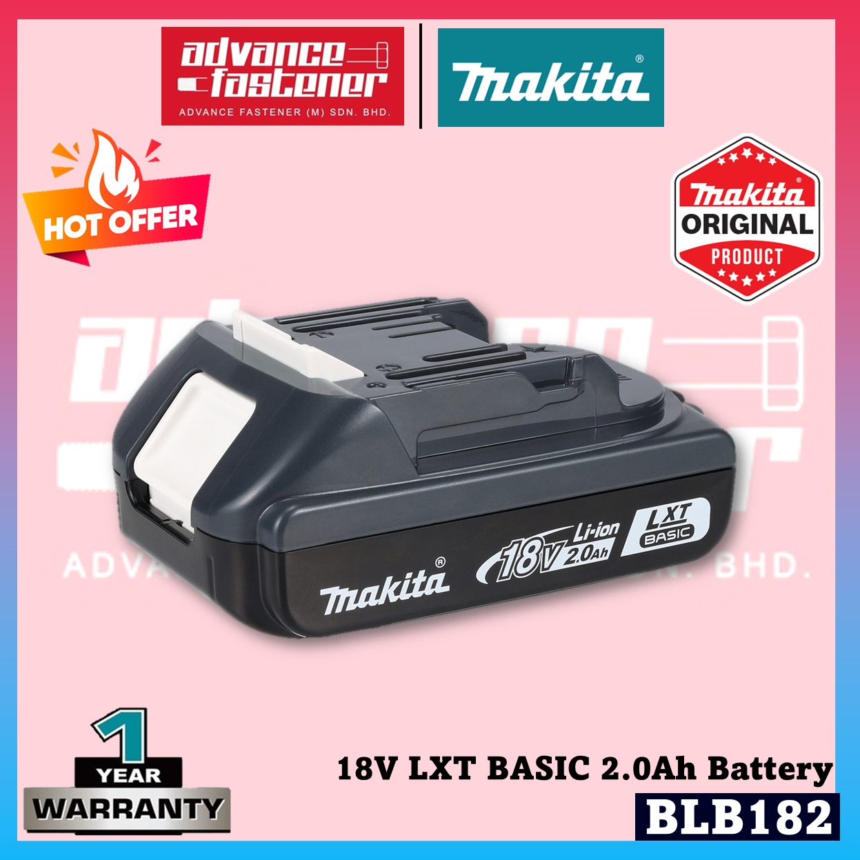 Makita 18V LXT Lithium-Ion Battery & Charger 2.0Ah–12.0Ah Original
