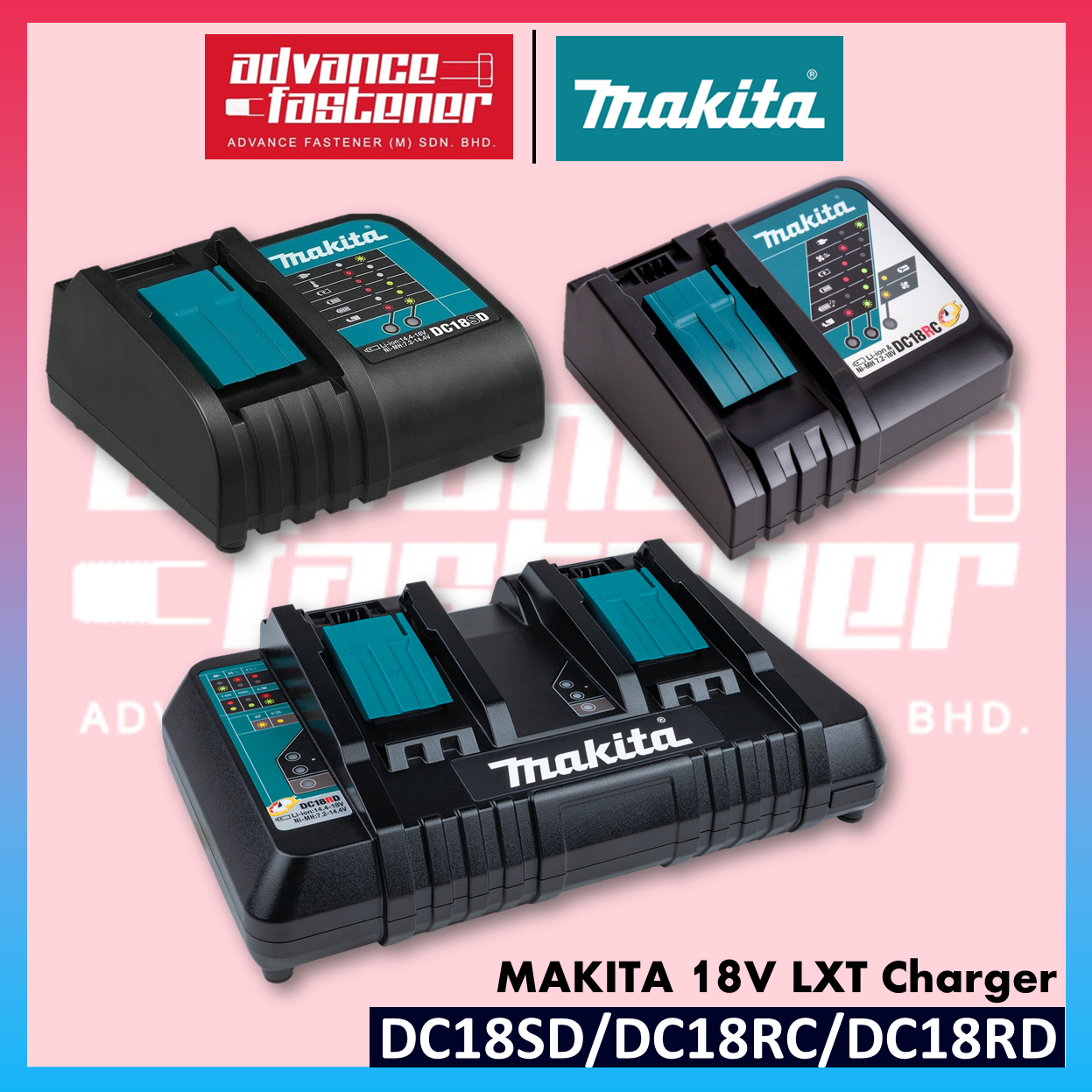 Makita 18V LXT Lithium-Ion Battery & Charger 2.0Ah–12.0Ah Original