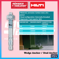 HILTI HSV Wedge Anchor / Stud Anchor M8 x 75 / M10 x 90 / M12 x 100 / M16 x 140 (carbon steel)