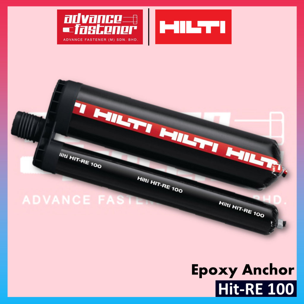 Hilti HIT-HY 200-R V3 / HIT-RE 500 V4 / HIT-RE 100 Epoxy Anchor / RE500 / RE100 / HY200