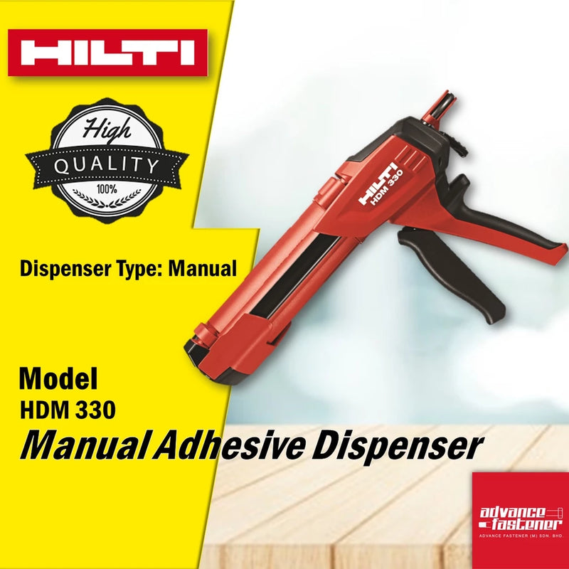 HILTI HDM 330 Maunual Adhesive Dispenser ( Suitable For HIT-CR / HIT-CB 330 / HY 200 )