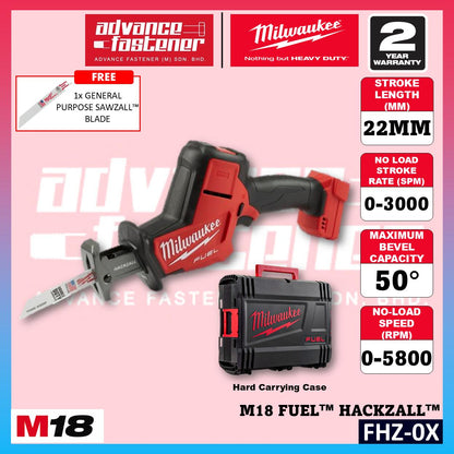 Milwaukee FHZ-501X / FHZ-0 M18 FUEL HACKZALL / Reciprocating Saw