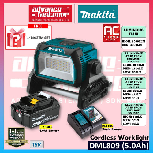 Makita DML809 / GBDDML809 18V Cordless Worklight