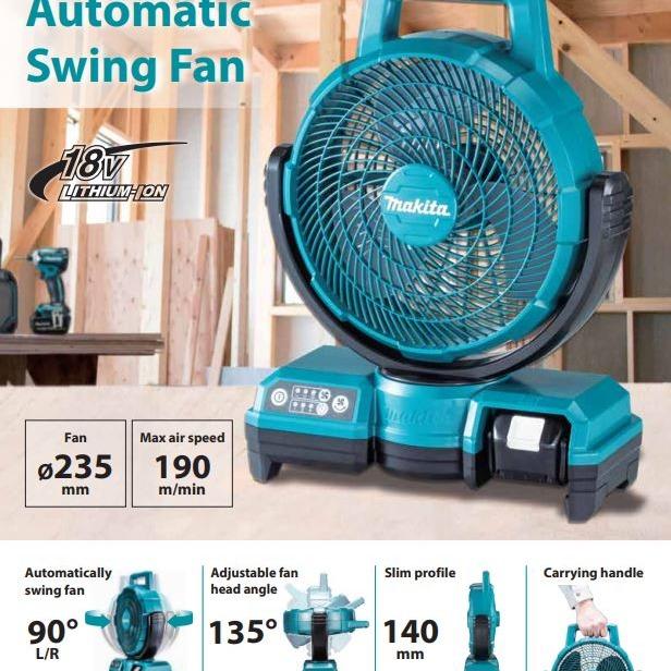 Makita DCF203 / DCF203Z 18V Cordless Fan 235MM (9-1/4")