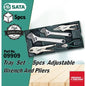 Sata 95121P 140 PCS 5 Drawer Tool Trolley Set (Wrench / Hex Key / Pliers / Screwdriver /  Socket / Striking)