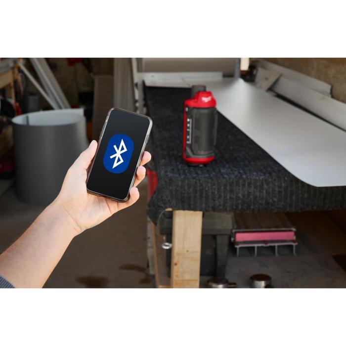 Milwaukee M12 Jobsite Speaker Duo Kit SPEJSG2-0 M12 Jobsite AUDIO LINK Speaker