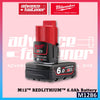 MILWAUKEE M12 Batteries And Chargers For 2.0Ah / 3.0Ah / 4.0Ah / 6.0Ah RED-LITHIUM-ION Battery
