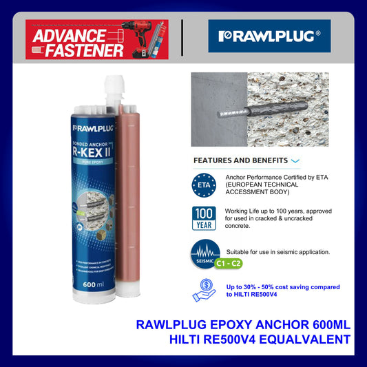 RAWLPLUG R-KEX-II EPOXY ANCHOR 600ML