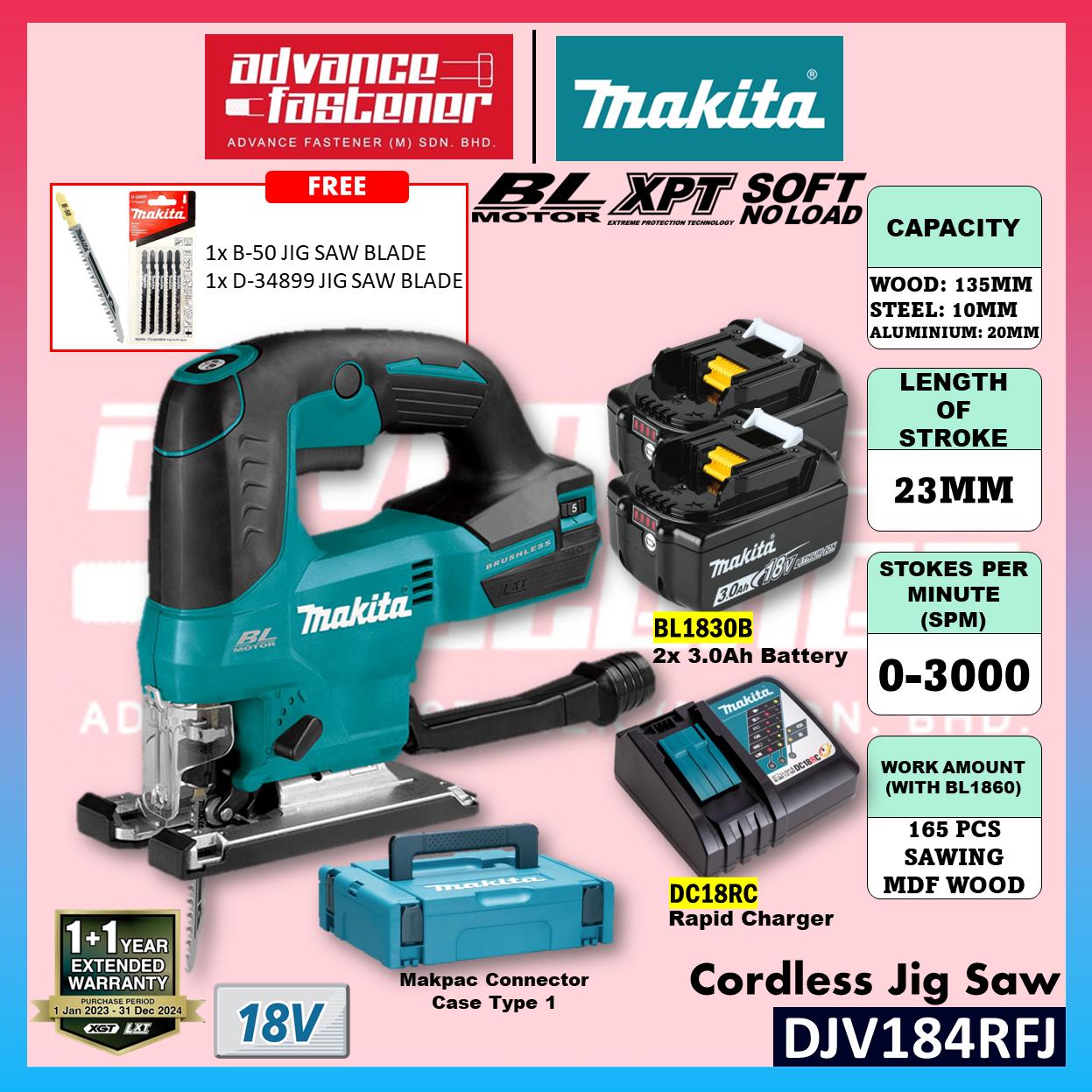 MAKITA DJV184RFJ / DJV184Z 18V Cordless Jig Saw