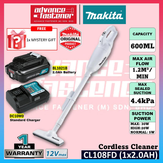 MAKITA CL108FDWYW / CL108FDZW 12Vmax Cordless Vacuum Cleaner ( CL108 )