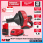 Milwaukee BDC6-202C / BDC6-0C M12 Compact Drain Cleaner w/ Spiral Diameter 6MM