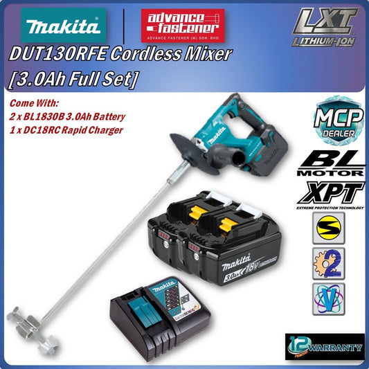 MAKITA DUT130RFE / DUT130Z Cordless Mixer