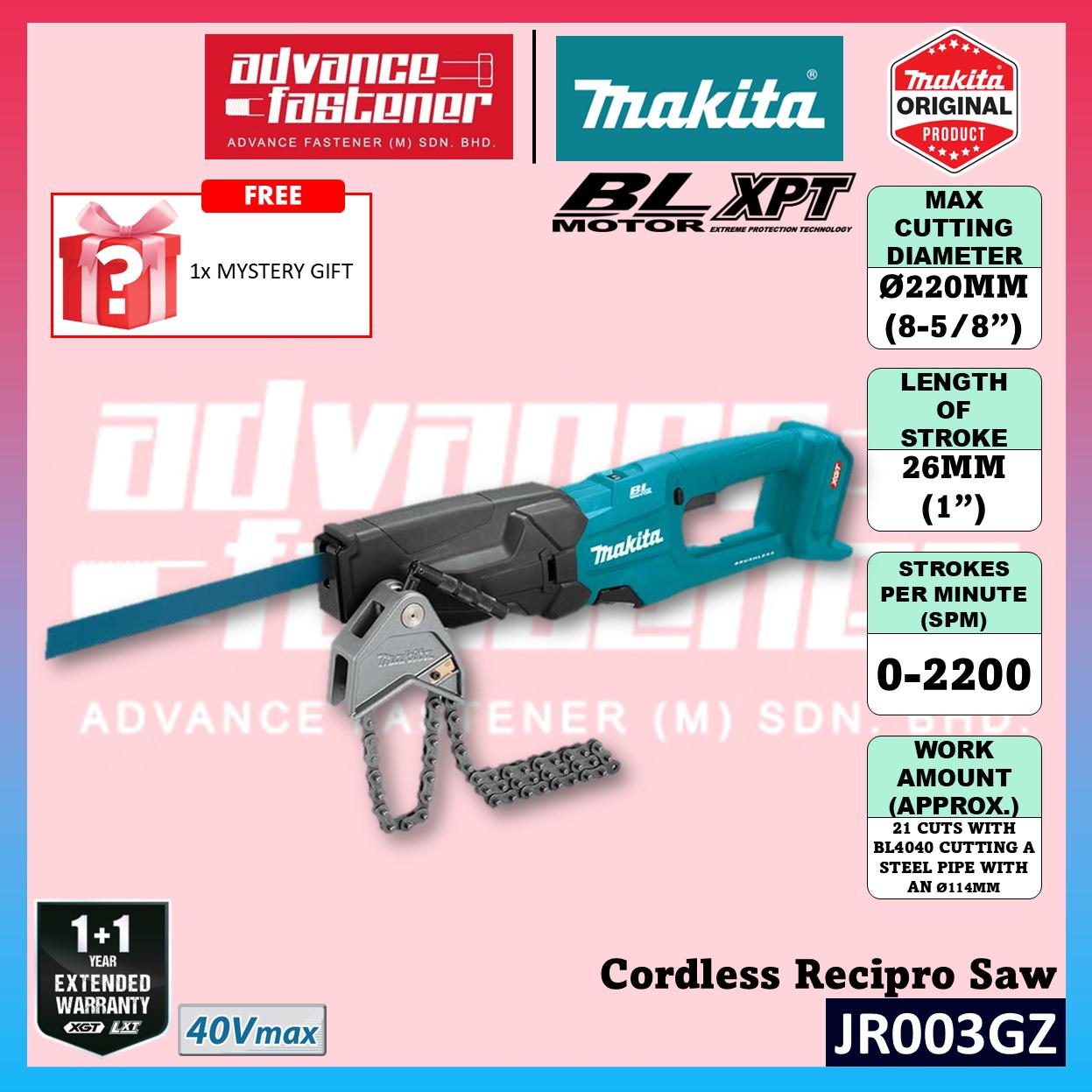 Makita JR003 / JR003GZ 40Vmax Cordless Recipro Saw Reciprocating Saw
