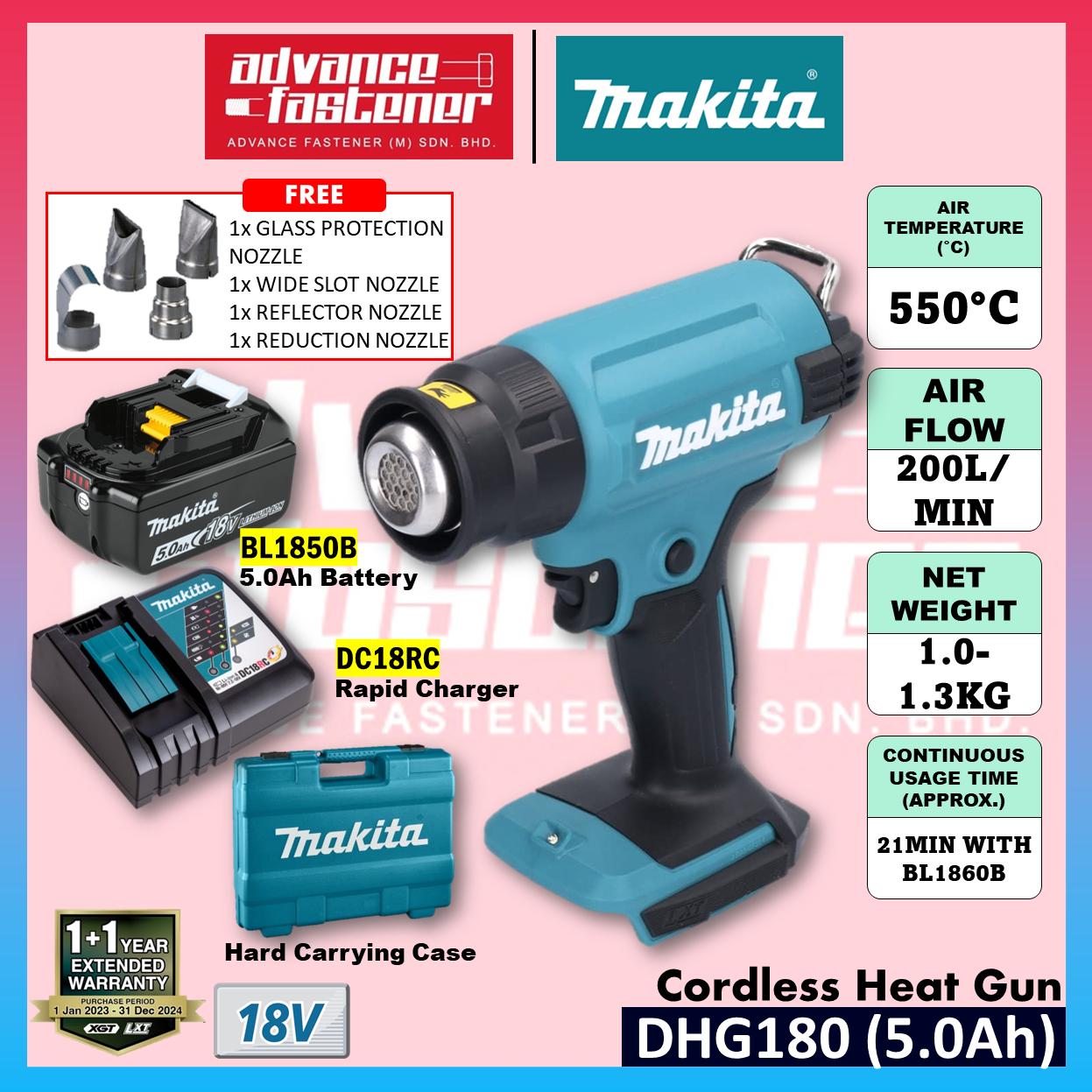 MAKITA DHG180ZK / DHG180 18V Cordless Heat Gun