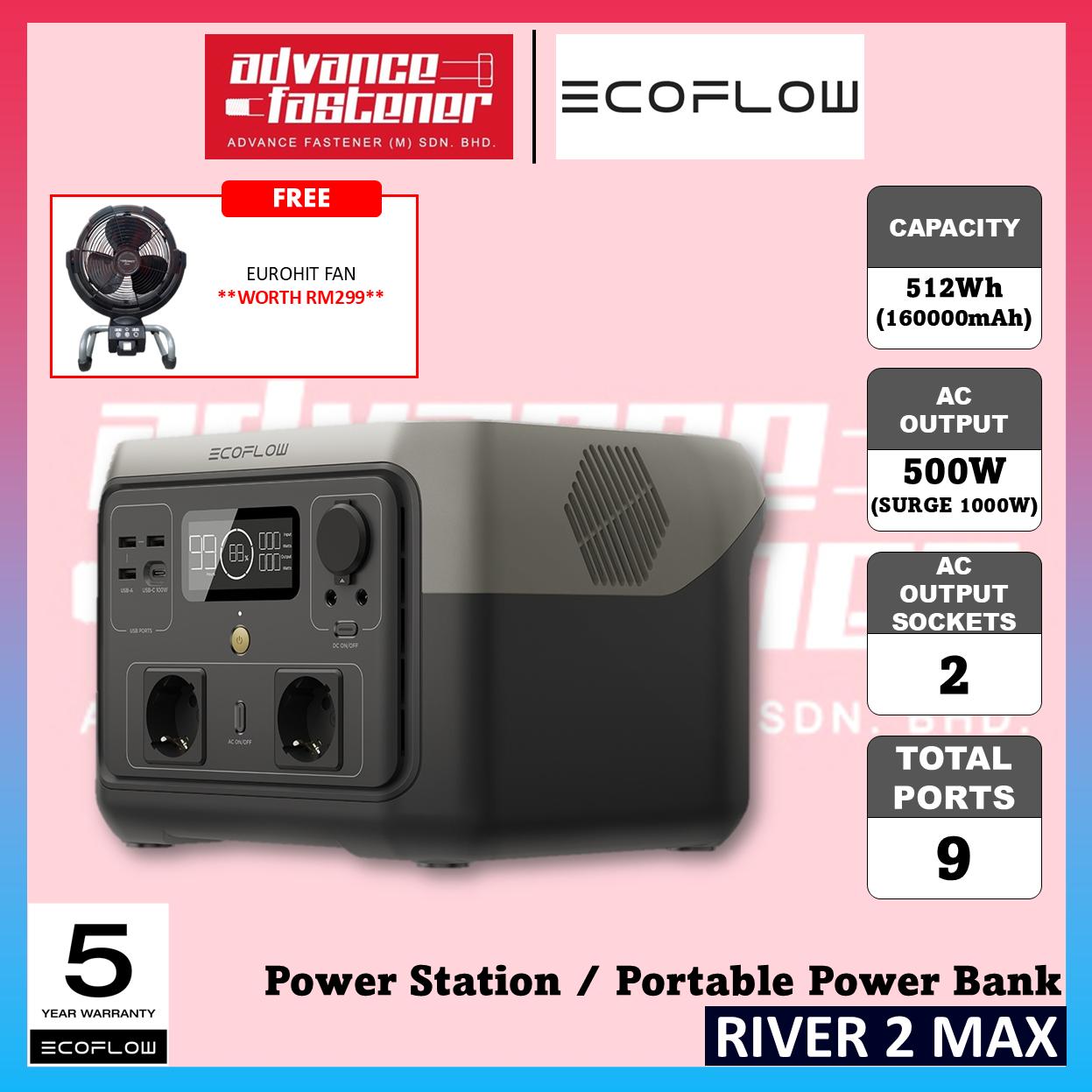 ECOFLOW RIVER 2 / RIVER 2 MAX / RIVER 2 PRO Power Station / Portable Power Bank