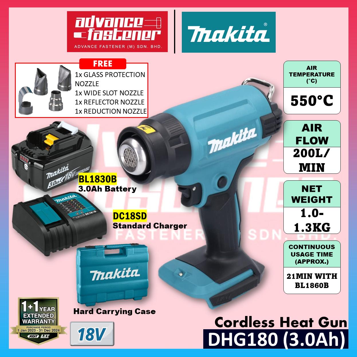 MAKITA DHG180ZK / DHG180 18V Cordless Heat Gun