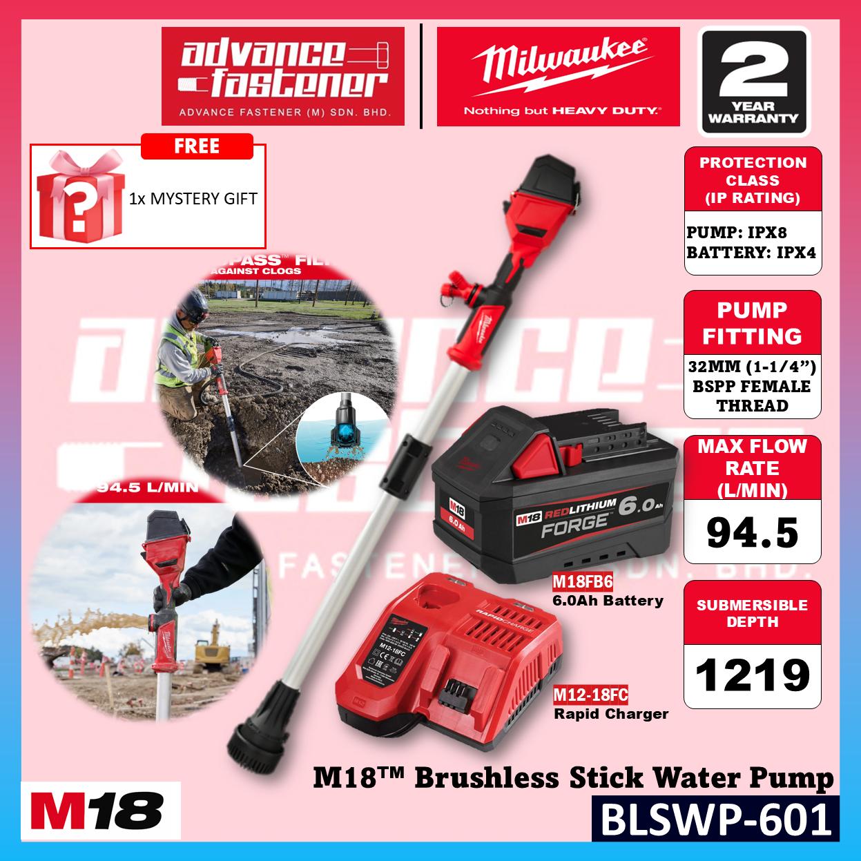 Milwaukee BLSWP-121 / BLSWP-0 M18 Brushless Stick Water Pump