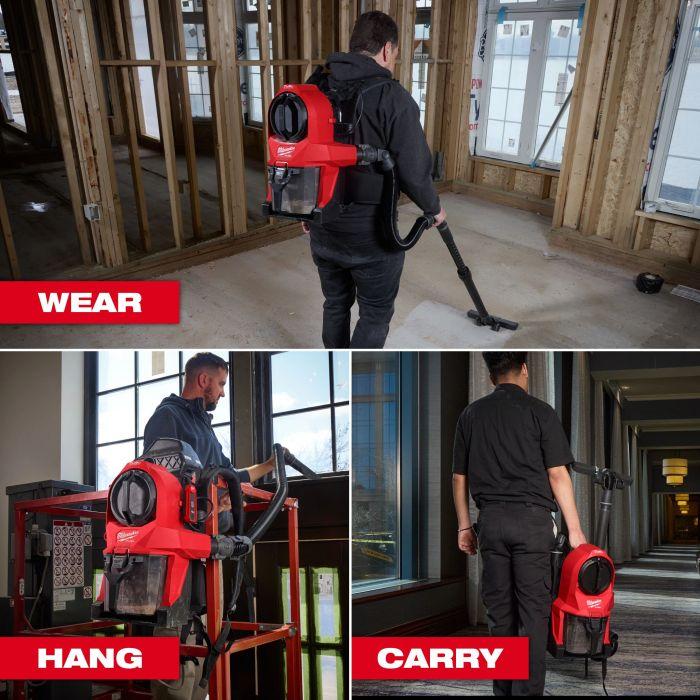 Milwaukee FBPV2-801 / FBPV2-0 M18 FUEL Gen 2 Backpack Vacuum