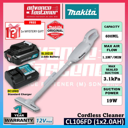 MAKITA CL106FDWYW / CL106FDZW 12Vmax Cordless Vacuum Cleaner ( CL106 )