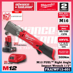 Milwaukee FRAIWF12-301B / FRAIWF12-0 M12 FUEL Right Angle Impact Wrench 1/2”