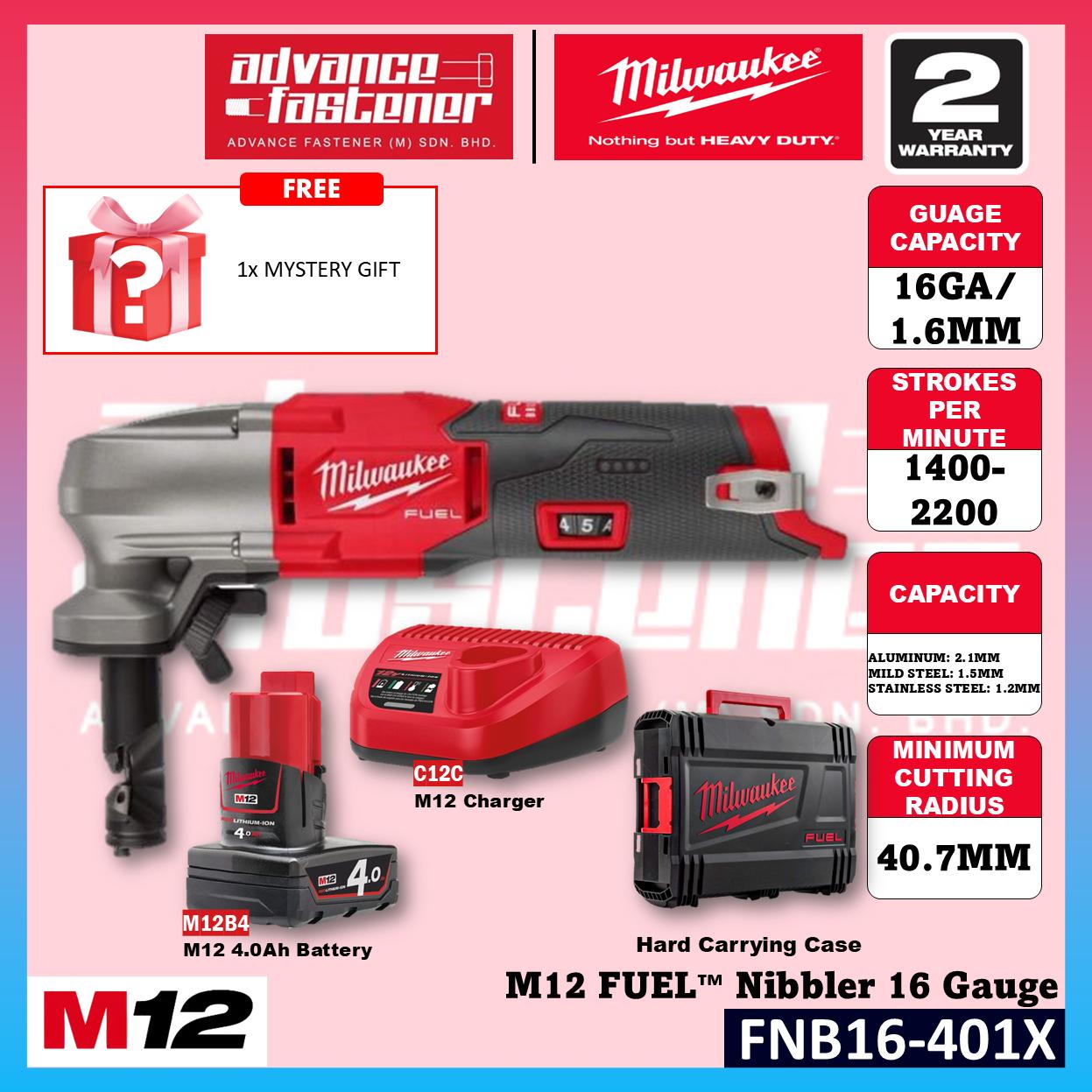 Milwaukee FNB16-401X / FNB16-0X M12 FUEL Nibbler 16 Gauge