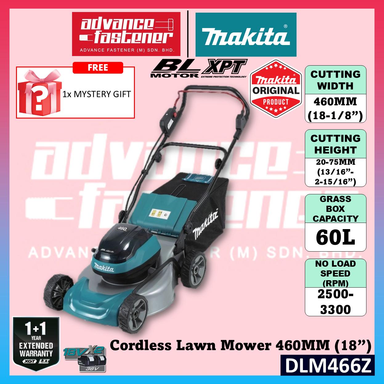 MAKITA DLM466 / DLM466Z 18V x2 Cordless Lawn Mower 460MM (18")