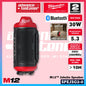 Milwaukee M12 Jobsite Speaker Duo Kit SPEJSG2-0 M12 Jobsite AUDIO LINK Speaker