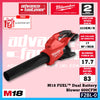 Milwaukee F2BL-502 / F2BL-0 M18 FUEL Dual Battery Blower 600CFM