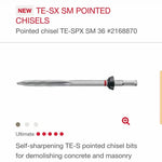 HILTI TE-SPX SM / TE-SX SM Point Chisel 36 360MM