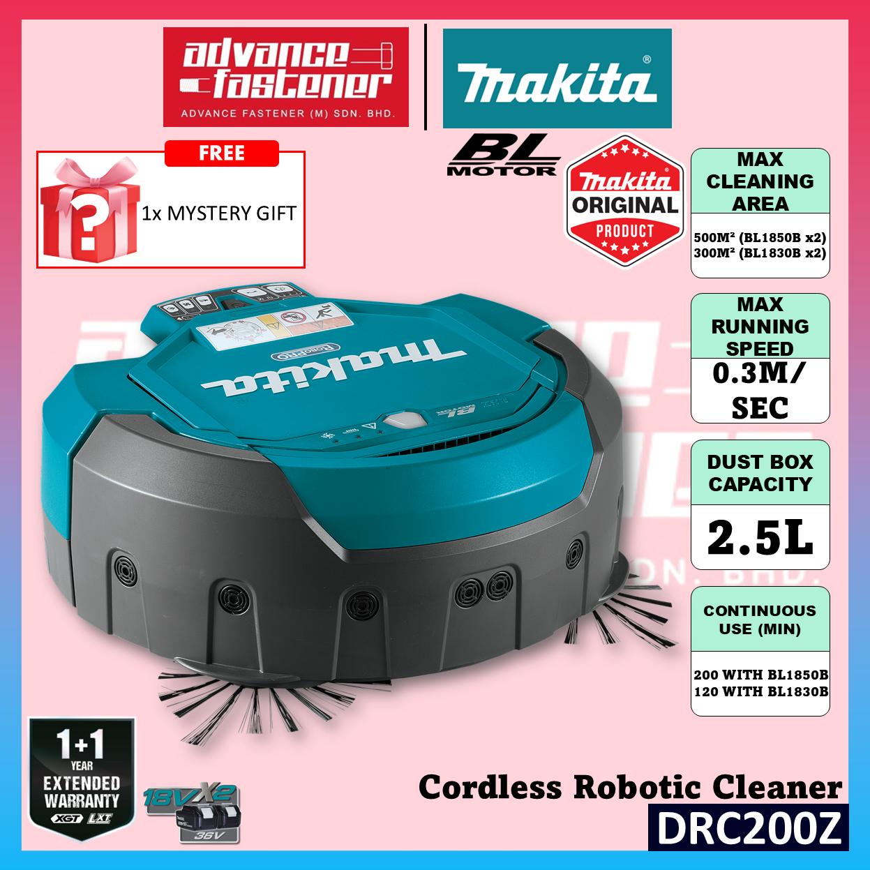 Makita DRC200 / DRC200Z 18V x2 Cordless Robotic Cleaner