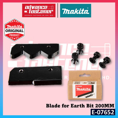 Makita Accessories E-07319 / E-07303 / E-07652 Earth Auger Bit 200 x 800MM / 150 x 800MM | Blade for Earth Bit 200MM
