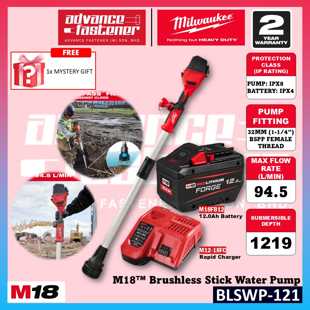 Milwaukee BLSWP-121 / BLSWP-0 M18 Brushless Stick Water Pump