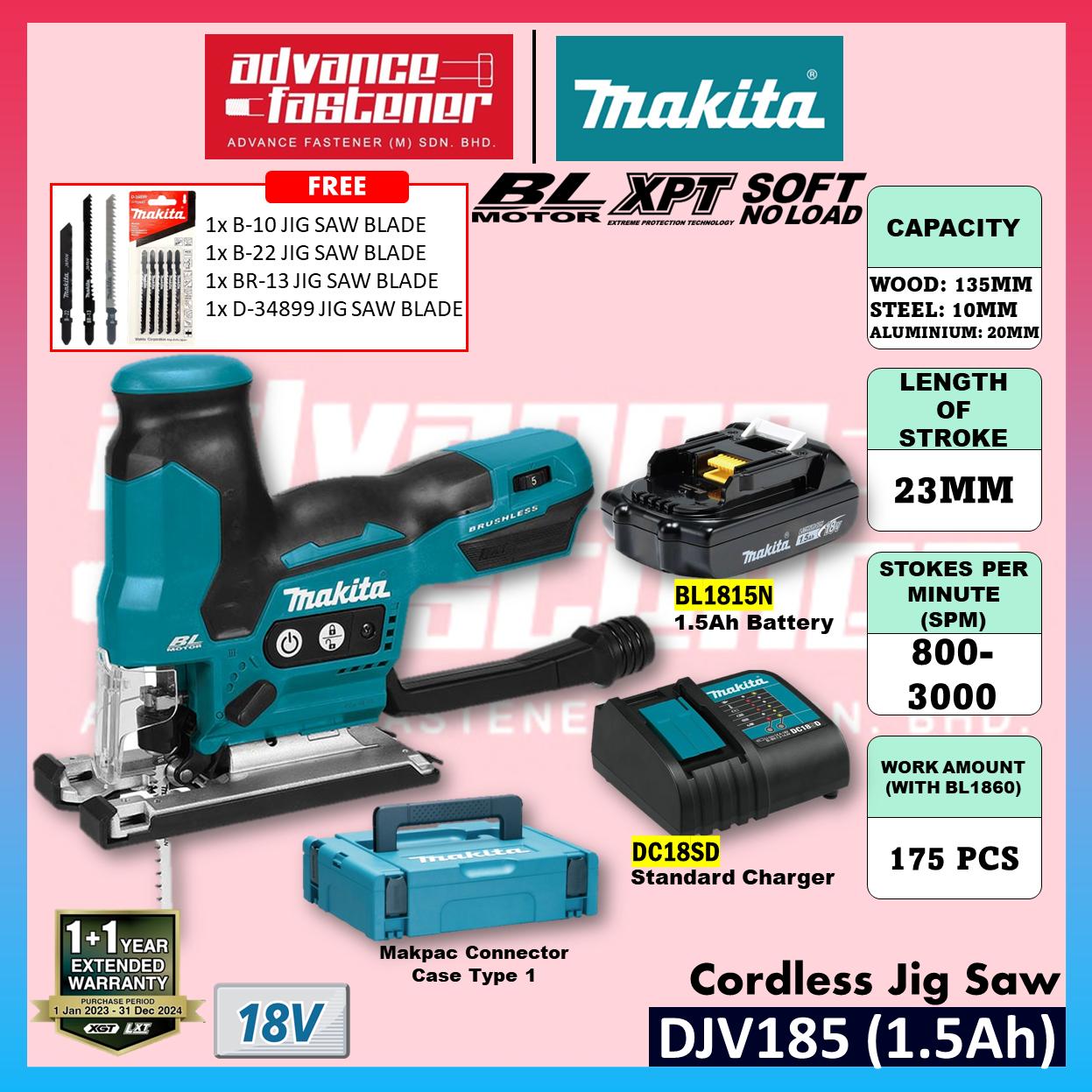 Makita DJV185 / DJV185Z 18V Cordless Jig Saw