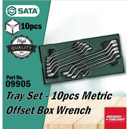 Sata 95121P 140 PCS 5 Drawer Tool Trolley Set (Wrench / Hex Key / Pliers / Screwdriver /  Socket / Striking)