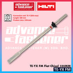 Hilti TE-YX SM / TE-YX SM / TE-Y SKHM SDS-max Pointed Chisel / Flat Chisel 360MM / 500MM | Brushing Tool 4 x 4 x250MM