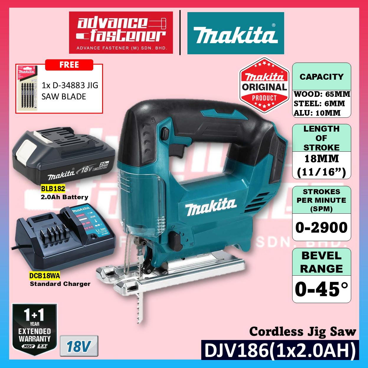Makita DJV186 / DJV186Z 18V Cordless Jig Saw