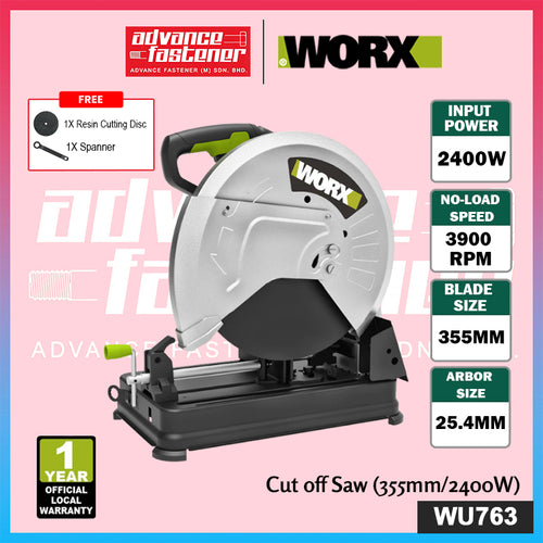 WORX WU763 Cut off Saw (355mm/2400W)