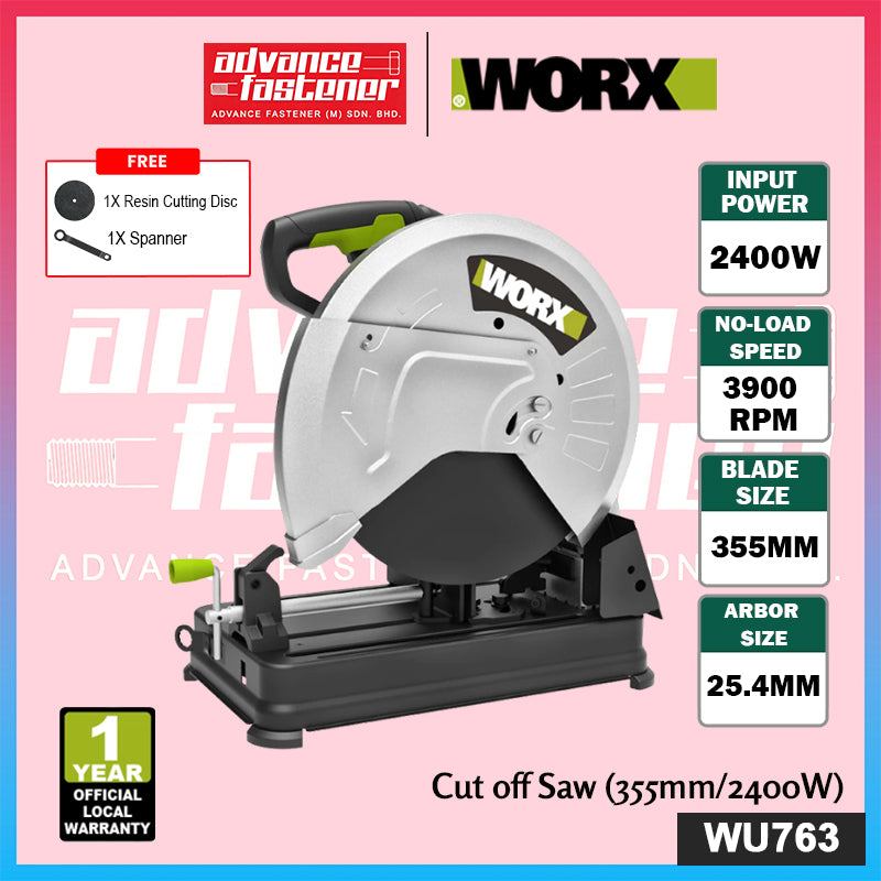 WORX WU763 Cut off Saw (355mm/2400W)