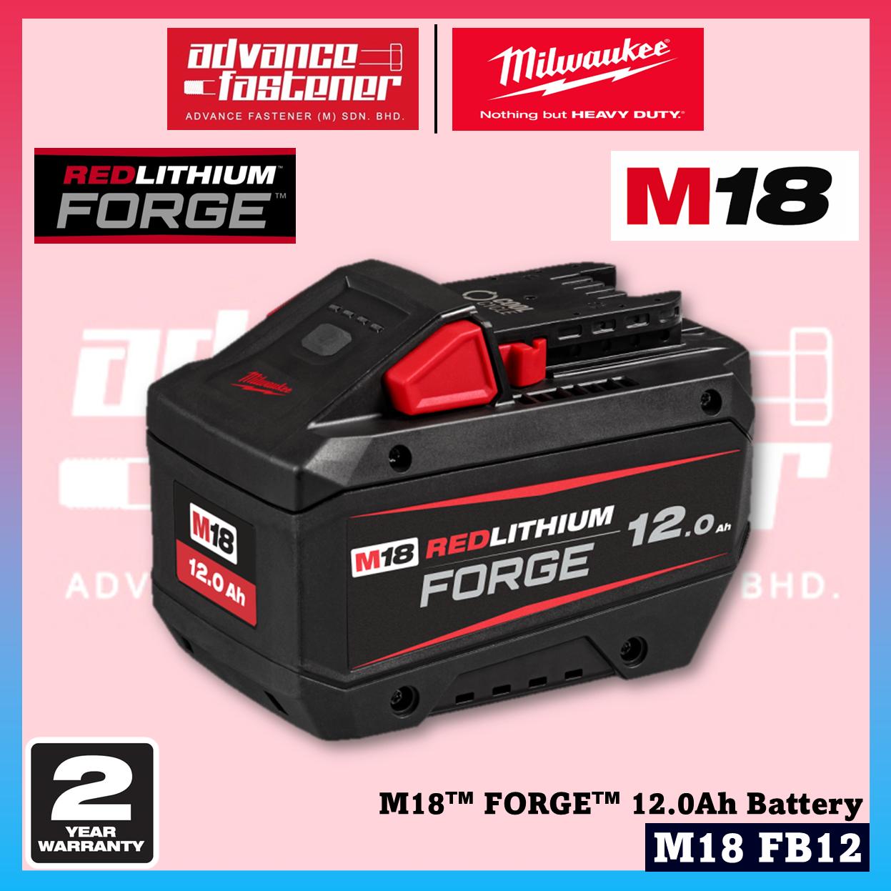 MILWAUKEE M18 Batteries & Charger 3.0Ah 5.0Ah 6.0Ah 8.0Ah 12.0Ah RED-LITHIUM-ION & FORGE Battery