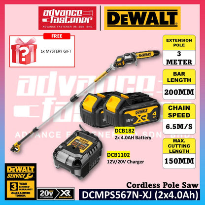 DeWalt DCMPS567N-XJ 20V Max XR Cordless Pole Saw