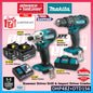 MAKITA 18V Cordless Combo Set ( DHR242 18V Cordless Combination Hammer DHP482 18V Cordless Hammer Driver Drill DGA404 18V Cordless Angle Grinder DTD156 18V Cordless Impact Driver )