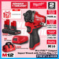 Milwaukee FIW2F12-251B / FIW2F12-0 M12 FUEL Compact Impact Wrench with Friction Ring 1/2" 745N.m