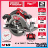 Milwaukee CCS66-501B / CCS66-0 M18 FUEL Circular Saw 190mm (7-1/4
