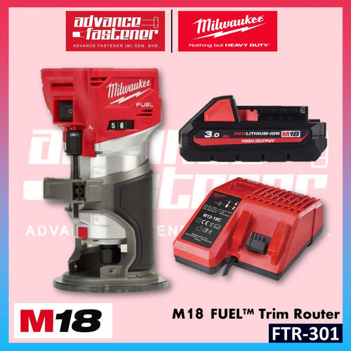 Milwaukee FTR-0 FTR-301 M18 FUEL Trim Router